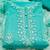 floral embroidered organza unstitched dress material