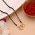 Timeless shining gold color american diamond mangalsutra perfect for ethnic outfits