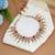 Pretty rose pink color matte gold necklace set featuring charming drop earrings