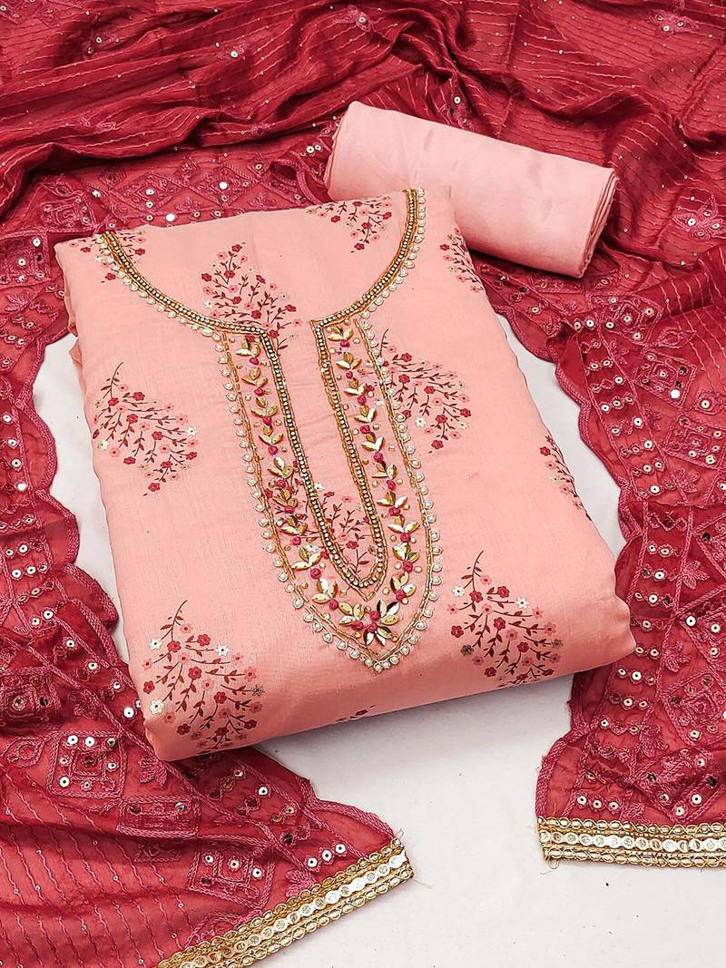 printed unstitched dress material