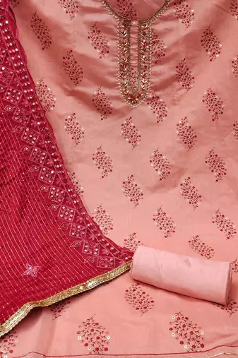 printed unstitched dress material