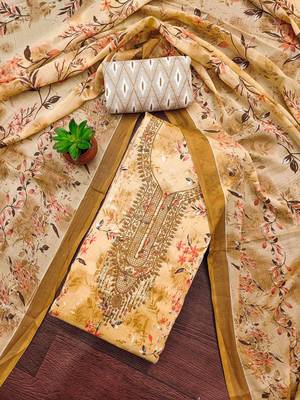 printed unstitched dress material 1