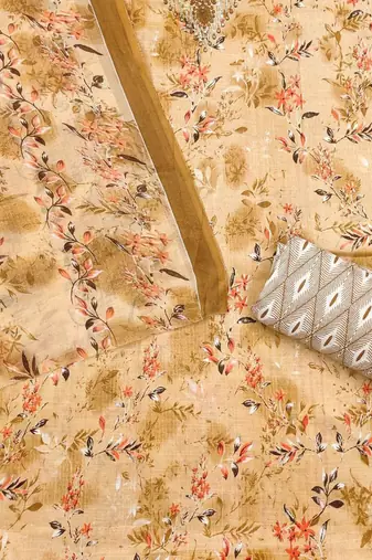 printed unstitched dress material