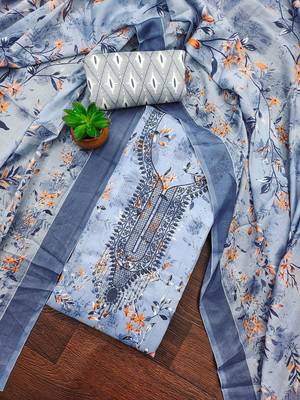 printed unstitched dress material 1