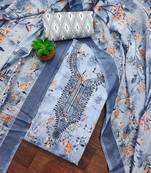 printed unstitched dress material