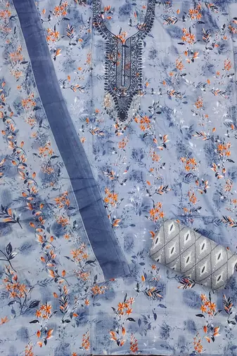 printed unstitched dress material