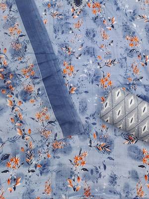 printed unstitched dress material 4