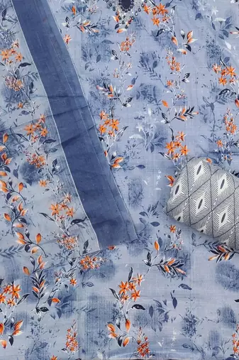 printed unstitched dress material