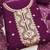 Ethnic Motifs Embroidered Sequinned Unstitched Dress Material