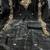 Black JimmyChoo Silk With Sequence Embroidery Work Unstitched Dress Material