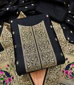 banarasi paithani unstitched dress material