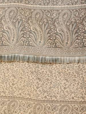 Men floral woven design shawl 2