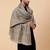 Men floral woven design shawl