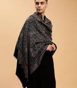 Paisley woven-design acrylic shawl