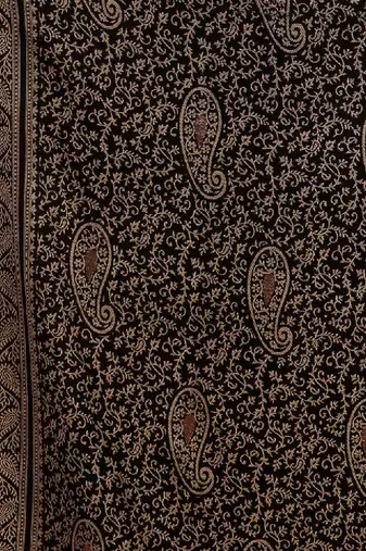 Paisley woven-design acrylic shawl