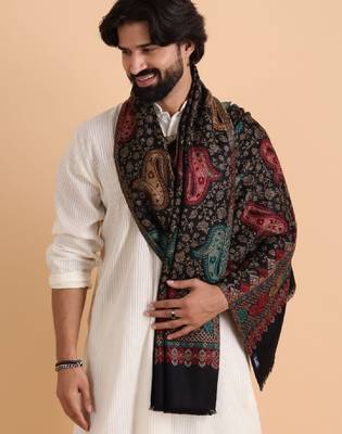 Paisley woven design shawl 1