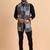 Men patterned reversible woolen muffler