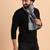 Men patterned reversible woolen muffler
