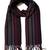 Men striped acrylic mufflers