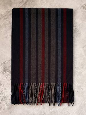 Men striped acrylic mufflers 2