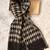 Men patterned acrylic mufflers