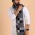 Men patterned reversible woolen muffler