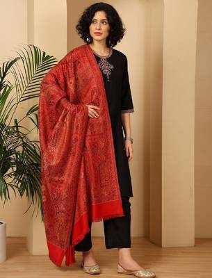 Ethnic motifs woven design shawl 2