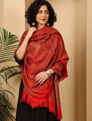 Ethnic motifs woven design shawl 4