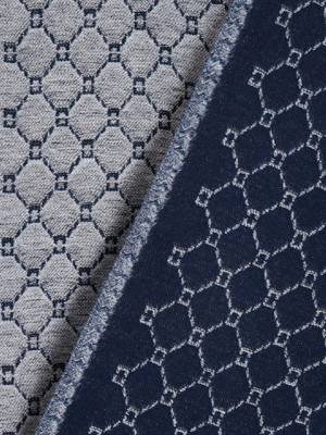Men patterned reversible woolen muffler 2