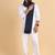 Men patterned reversible woolen muffler