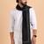 Men patterned reversible woolen muffler
