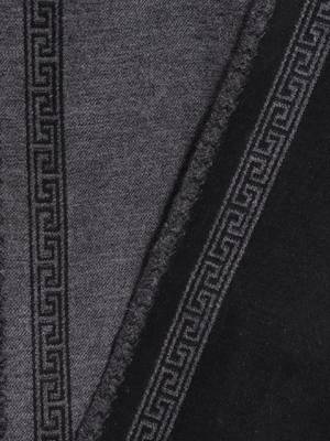 Men patterned reversible woolen muffler 2
