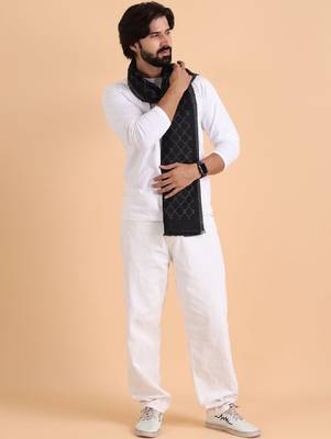 Men patterned acrylic mufflers 3