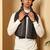 Men self design geometric pattern soft woolen muffler