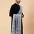 Men floral woven design woollen shawl