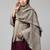 Floral woven design pure woolen shawl