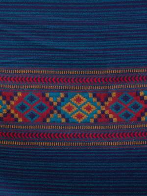 Kullu woven design acrylic shawl 3