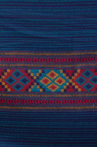 Kullu woven design acrylic shawl