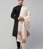 Woven design shawl
