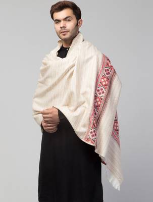 Woven design shawl 2