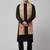 Woven design acrylic wool shawl