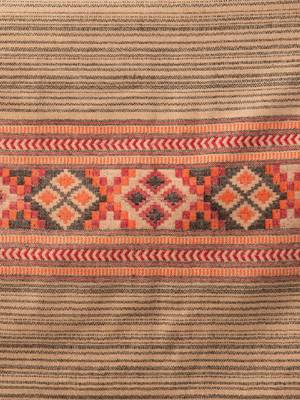 Woven design acrylic wool shawl 4