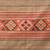 Woven design acrylic wool shawl
