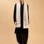 Men geometric woven design shawl