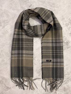 Men checked acrylic mufflers 1