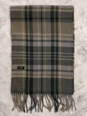 Men checked acrylic mufflers 2