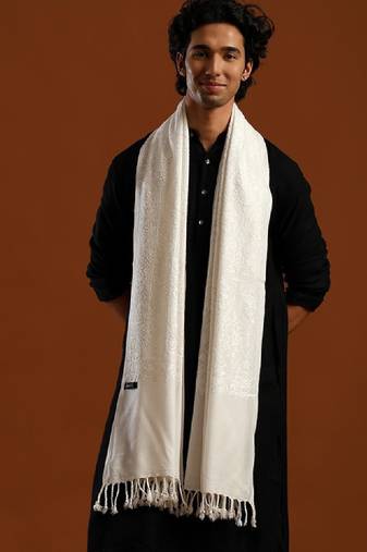 Men matka embroidered stole