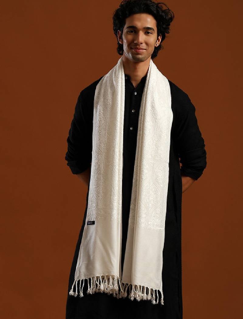 Men matka embroidered stole