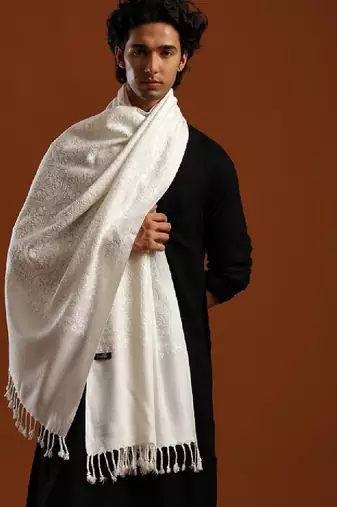 Men matka embroidered stole