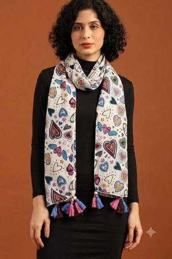 Women printed scarf